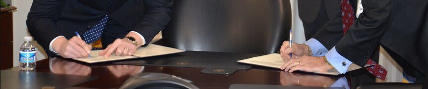 signing contract